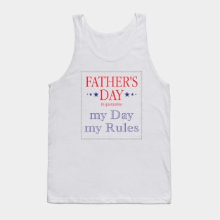 Father's day in quarantine Tank Top